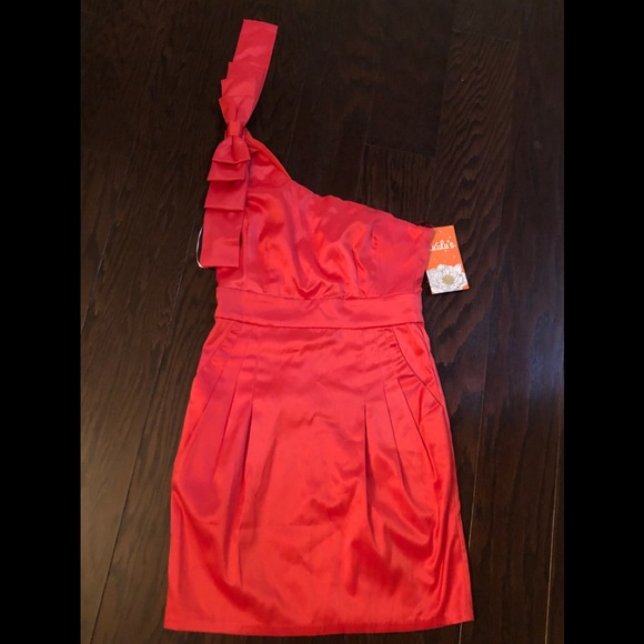NWT One Shoulder Dress - Size S - Picture 3 of 4